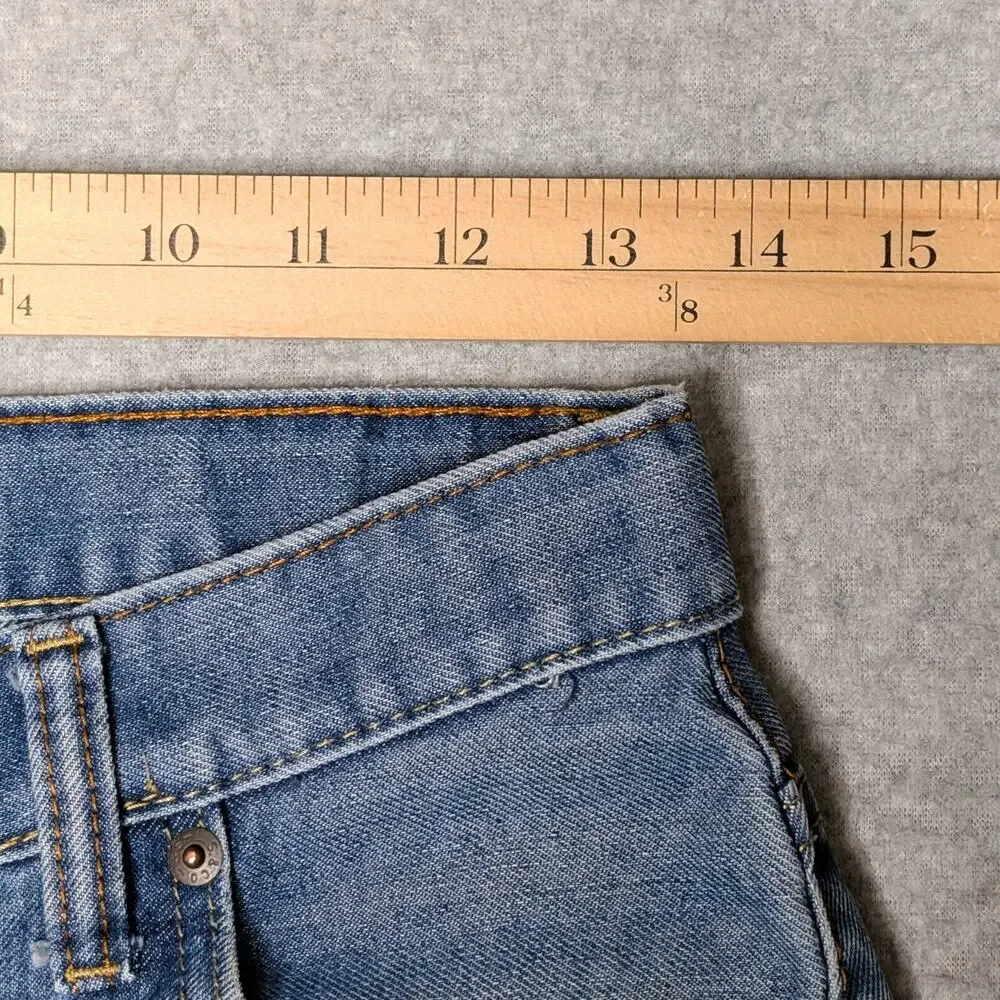 Levi's 511 Slim Jeans Boys 16 Regular Light Wash Stretch Denim Distressed